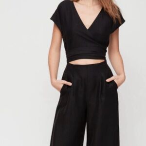 Wilfred Brax One-Piece Jumpsuit with Wrap Top